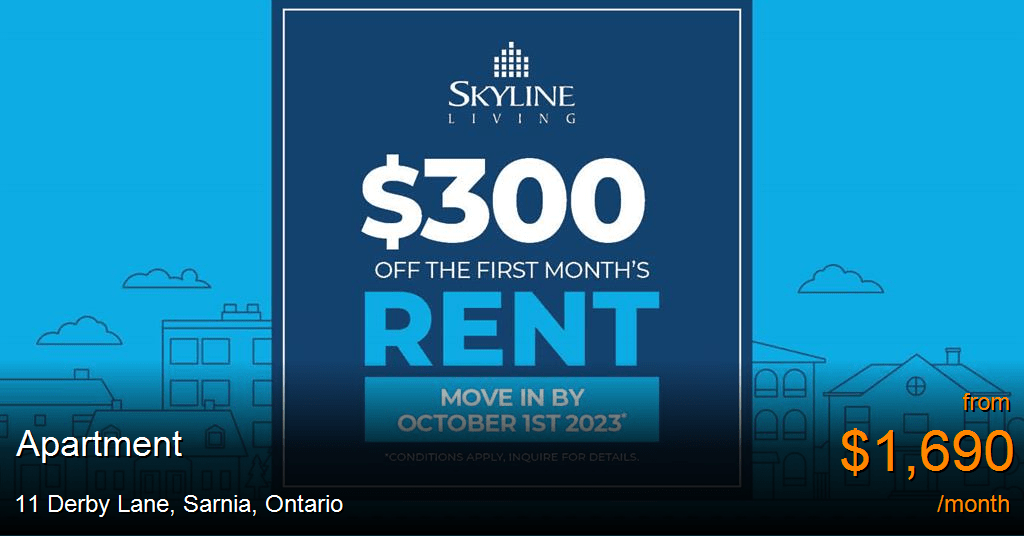 11 Derby Lane, Sarnia Apartment for Rent