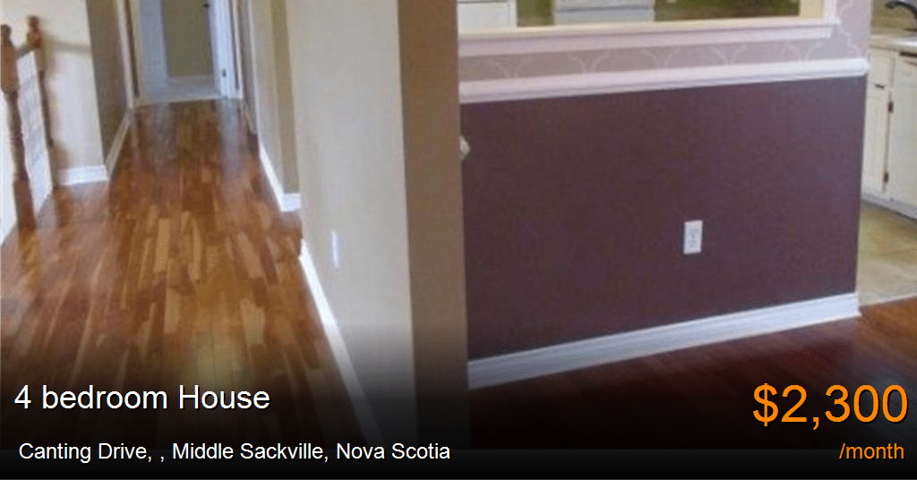 canting drive,, middle sackville House for Rent