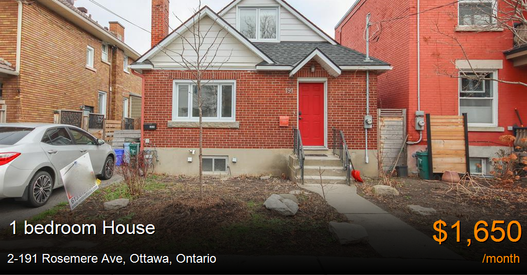 2191 rosemere ave, ottawa House for Rent