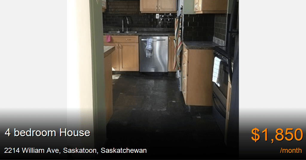 2214 william ave, saskatoon House for Rent