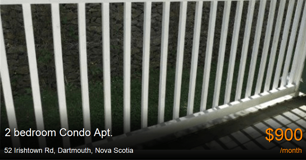52 irishtown rd, dartmouth Condo Apt. for Rent