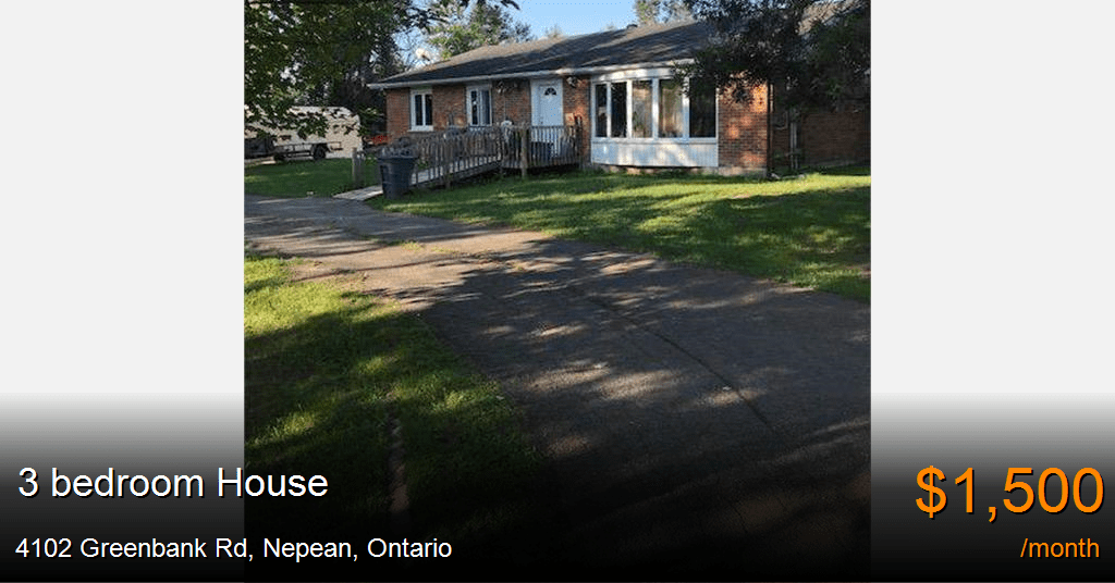 4102 greenbank rd, nepean House for Rent