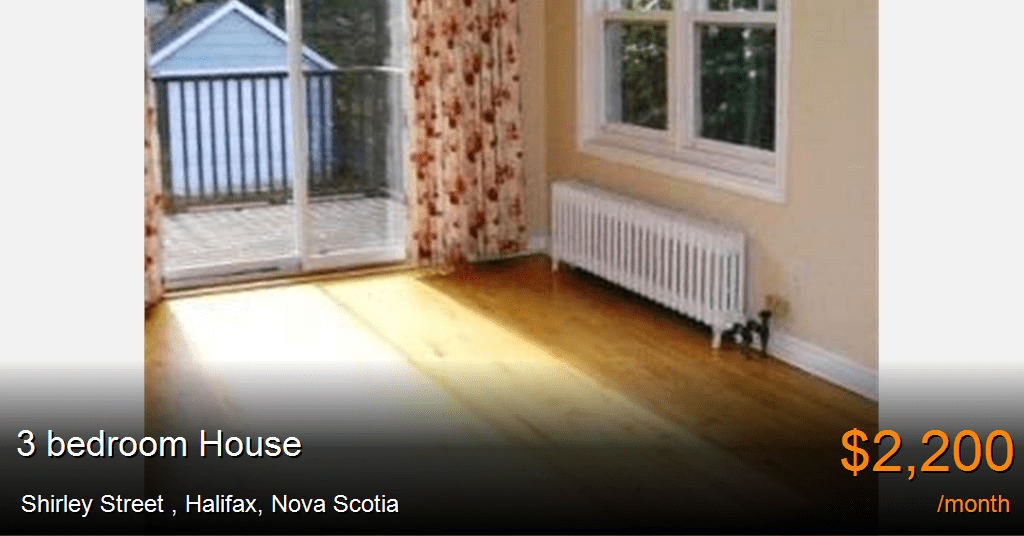 shirley street, halifax House for Rent