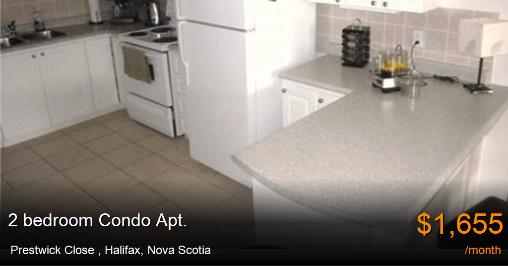 prestwick close, halifax Condo Apt. for Rent