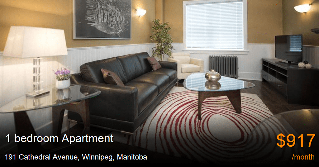 191 cathedral avenue, winnipeg Apartment for Rent