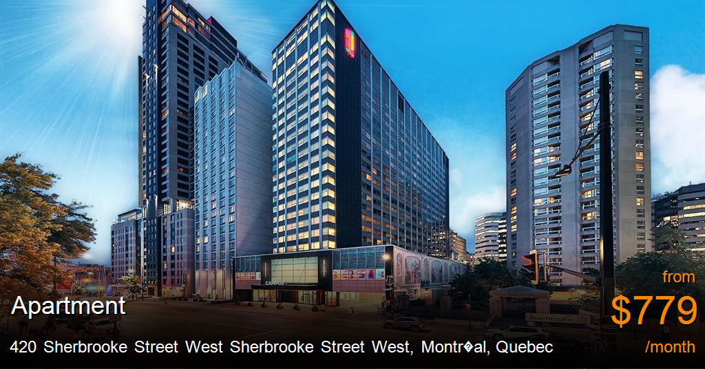 420 sherbrooke street west sherbrooke street west, montr al Apartment