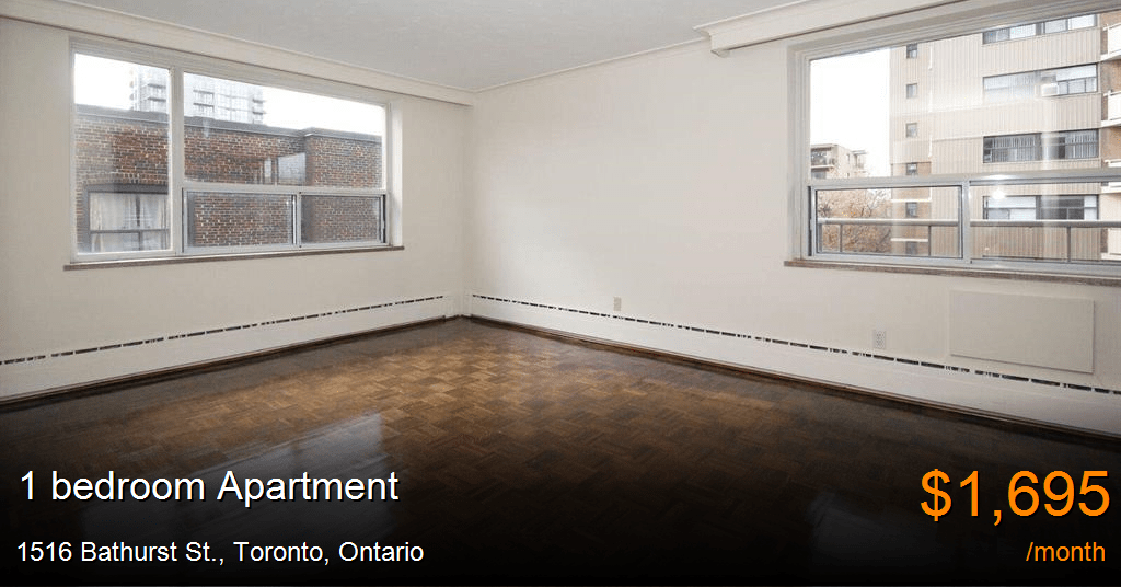 1516 bathurst st., toronto Apartment for Rent