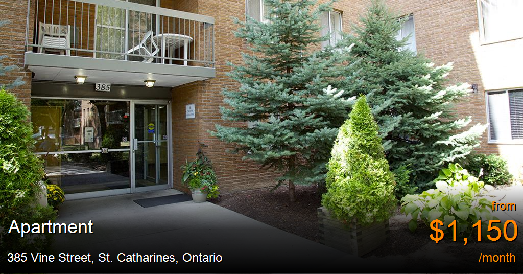 385 Vine Street, St. Catharines Apartment for Rent