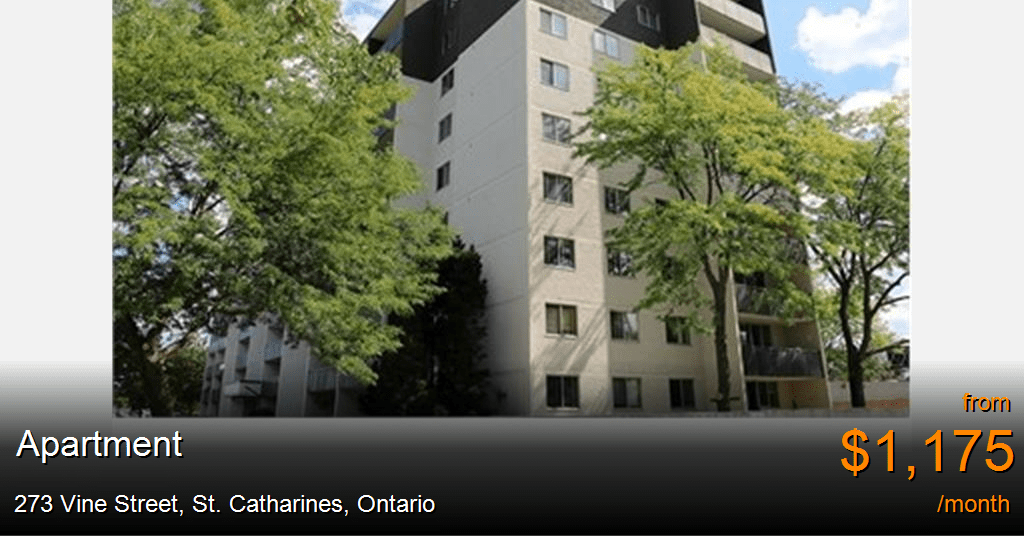 273 Vine Street, St. Catharines Apartment for Rent
