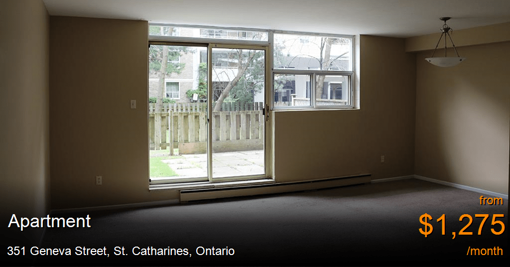 351 Geneva Street, St. Catharines Apartment for Rent