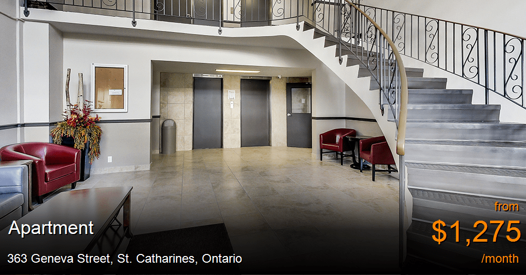 363 Geneva Street, St. Catharines Apartment for Rent