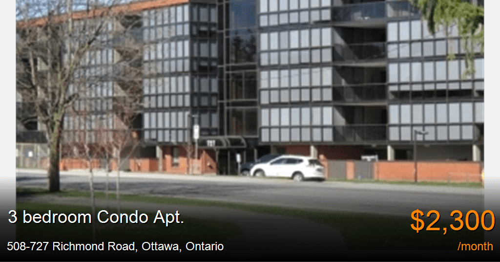 508727 richmond road, ottawa Condo Apt. for Rent