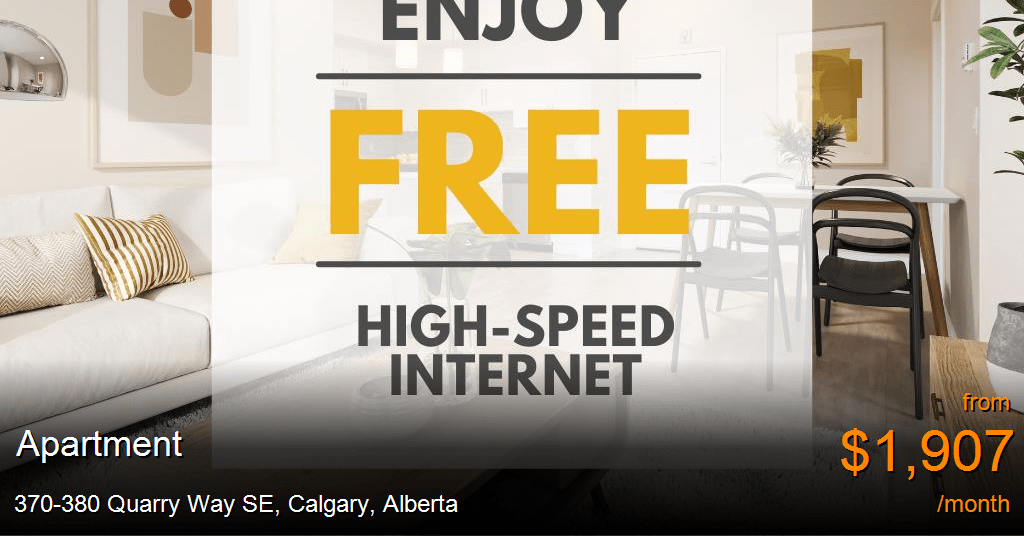 370380 Quarry Way SE, Calgary Apartment for Rent