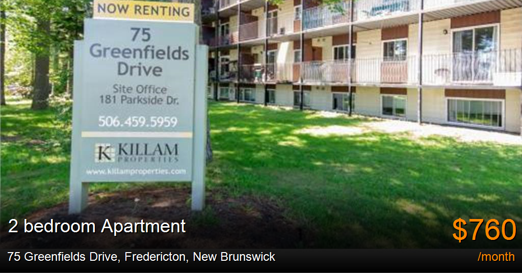 75 greenfields drive, fredericton Apartment for Rent
