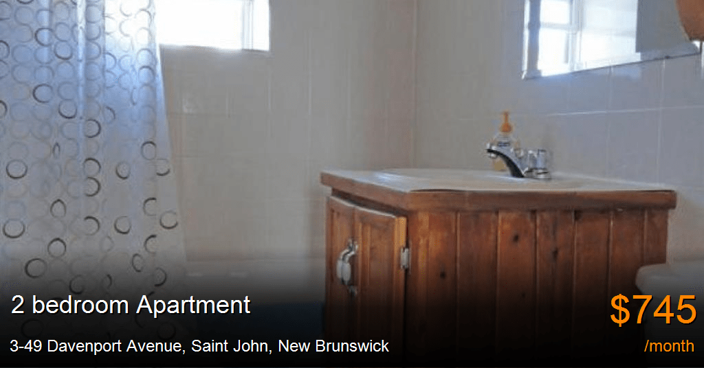 349 davenport avenue, saint john Apartment for Rent