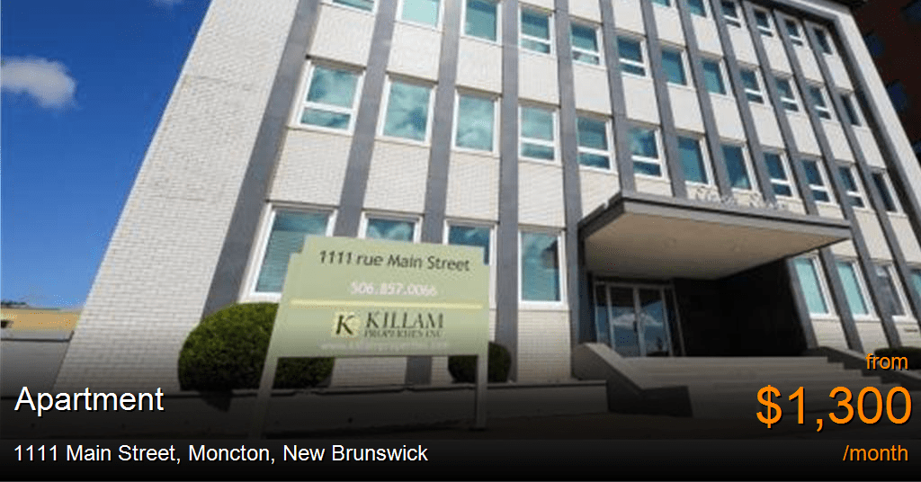 1111 main street, moncton Apartment for Rent