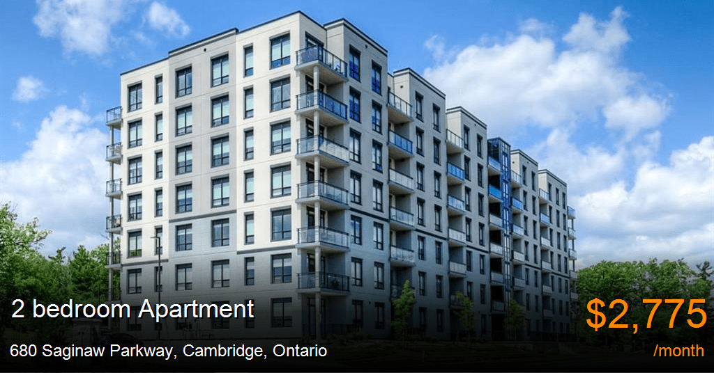 680 Saginaw Parkway, Cambridge Apartment for Rent
