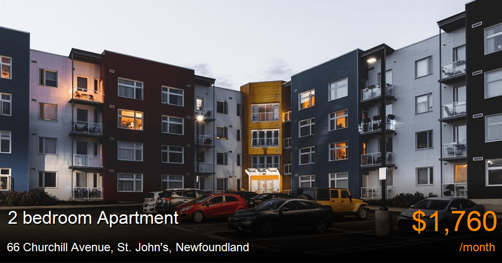 66 Churchill Avenue, St. John's Apartment for Rent