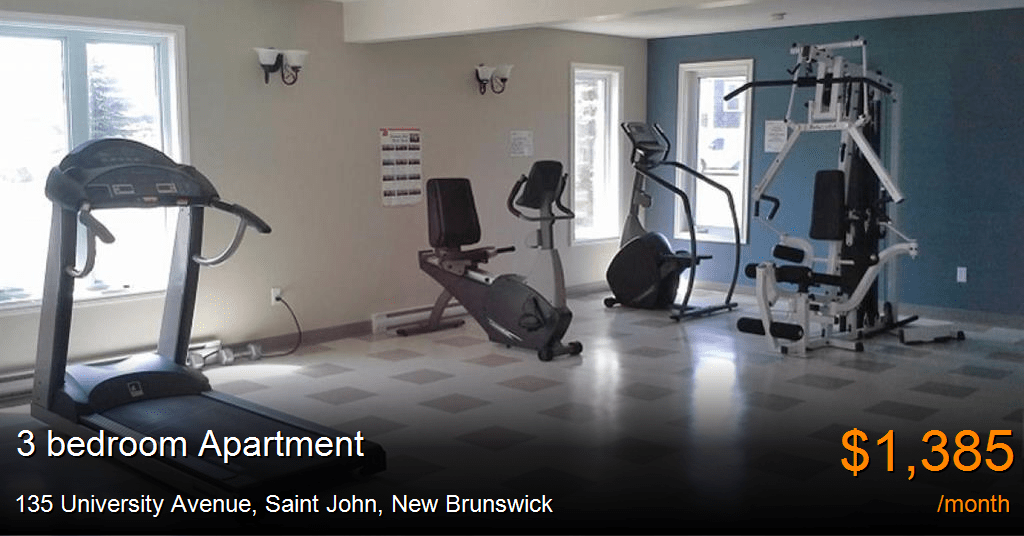135 university avenue, saint john Apartment for Rent
