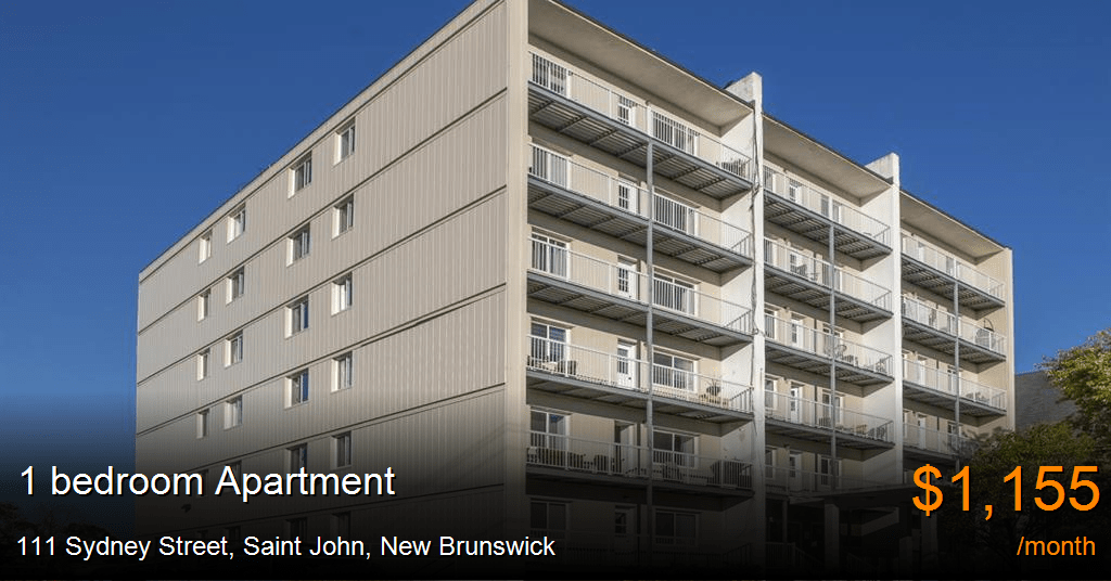 111 Sydney Street, Saint John Apartment for Rent