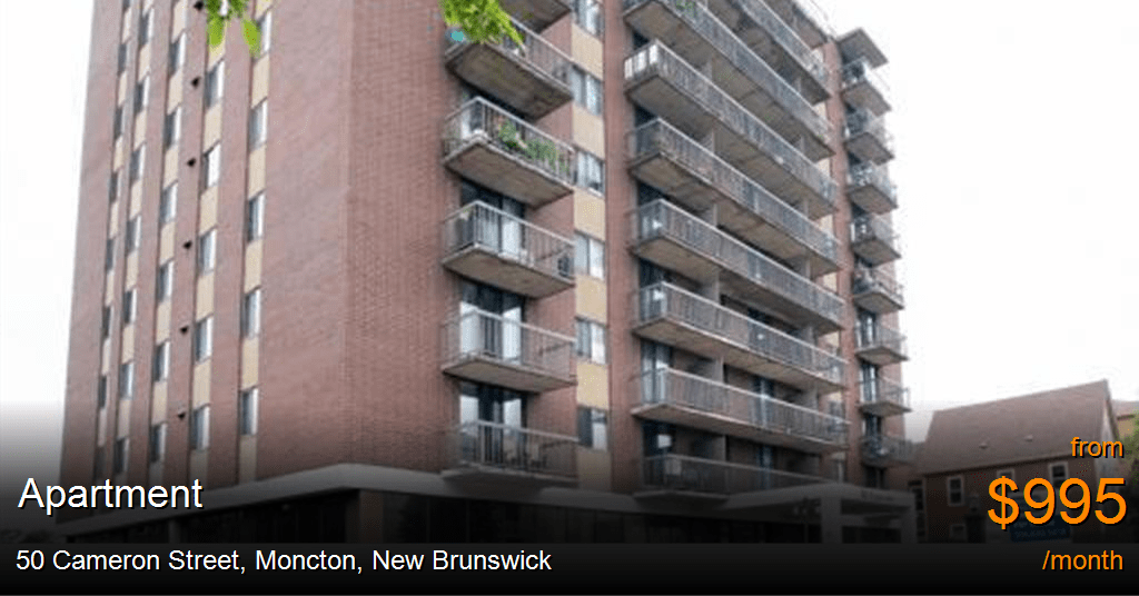 50 Cameron Street, Moncton Apartment for Rent B88558