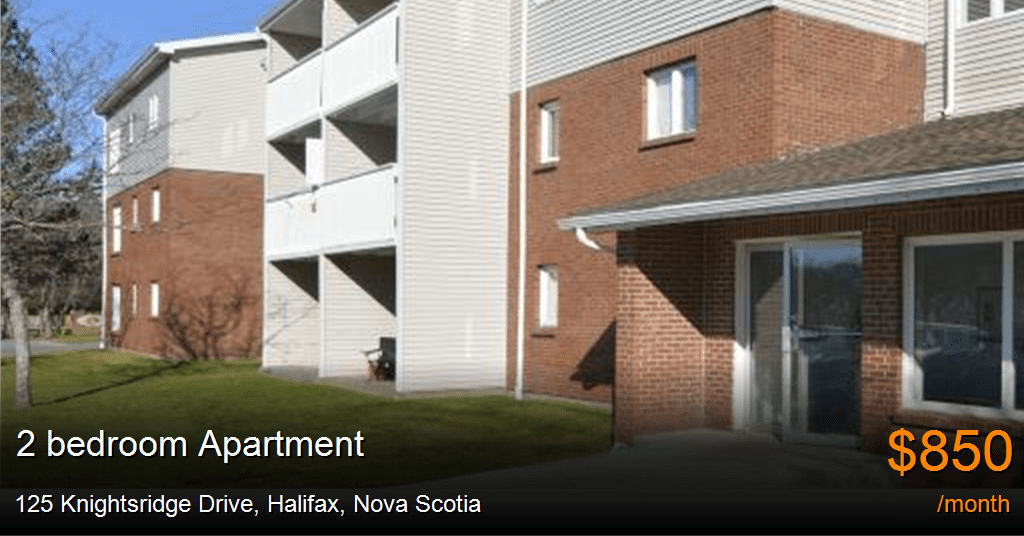 125 knightsridge drive, halifax Apartment for Rent