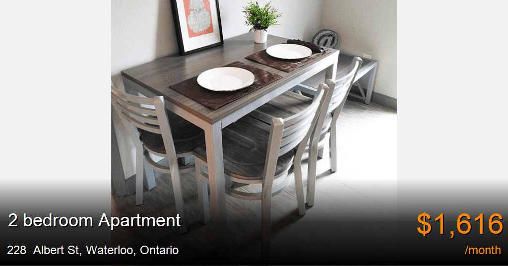 228 albert st, waterloo Apartment for Rent