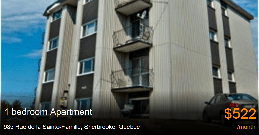 985 rue de la saintefamille, sherbrooke Apartment for Rent