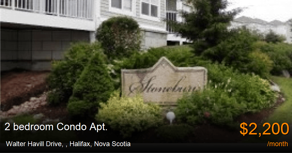 walter havill drive,, halifax Condo Apt. for Rent
