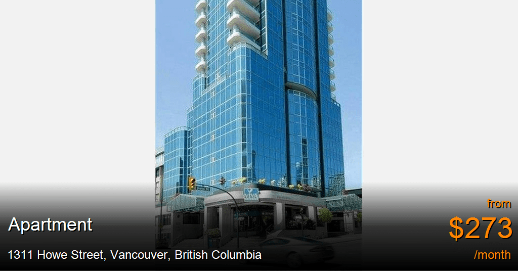 1311 howe street, vancouver Apartment for Rent