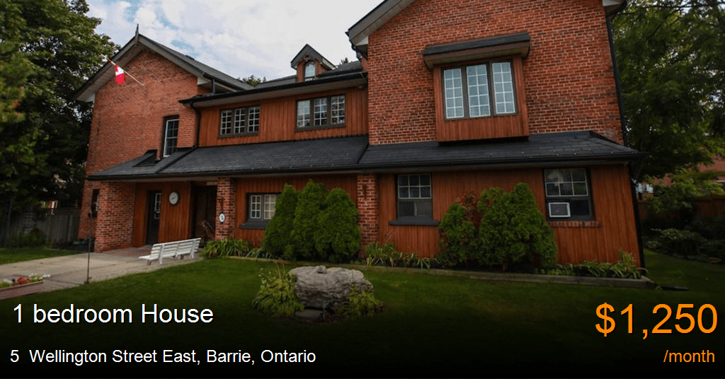 5 wellington street east, barrie House for Rent