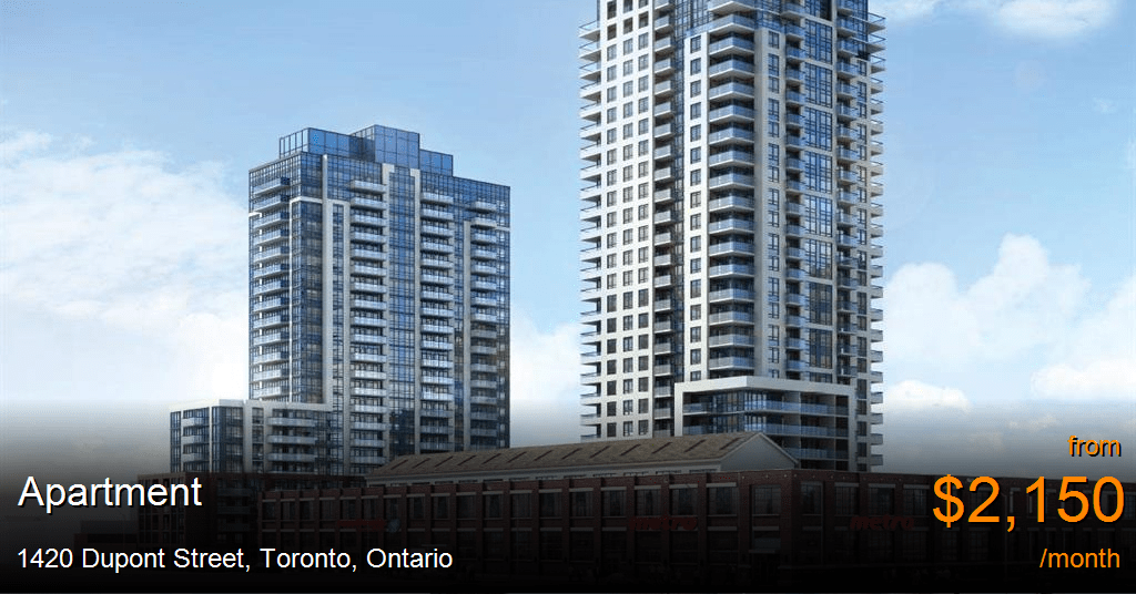 1420 dupont street, toronto Apartment for Rent