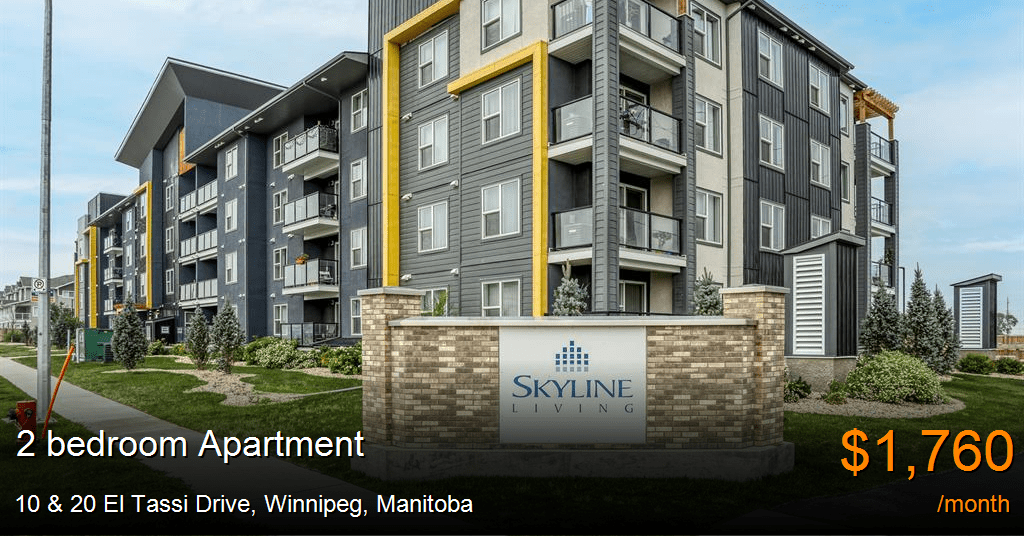 10 & 20 el tassi drive, winnipeg Apartment for Rent