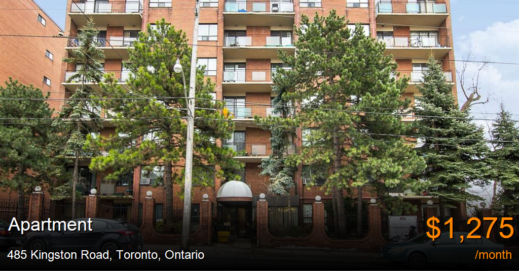 485 kingston road, toronto Apartment for Rent