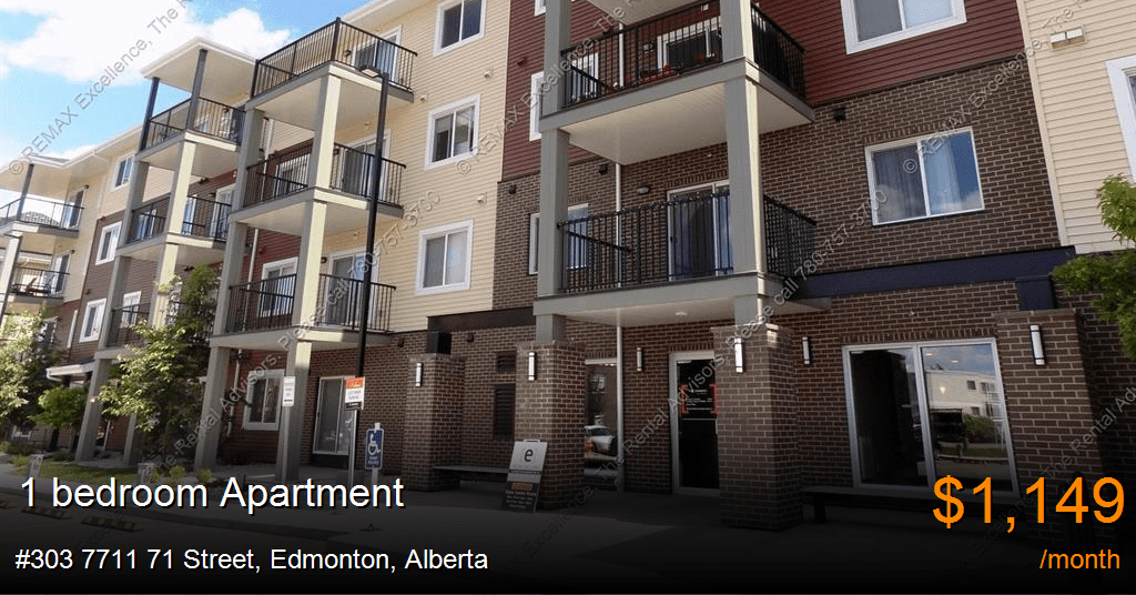 303 7711 71 street, edmonton Apartment for Rent