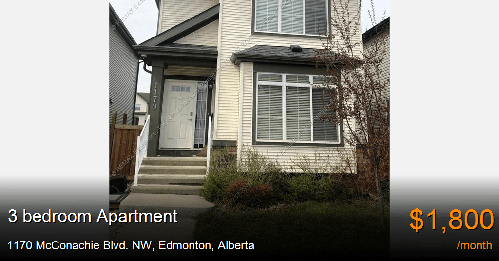 1170 mcconachie blvd. nw, edmonton Apartment for Rent