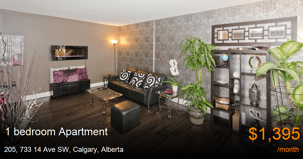 205, 733 14 Ave SW, Calgary Apartment for Rent