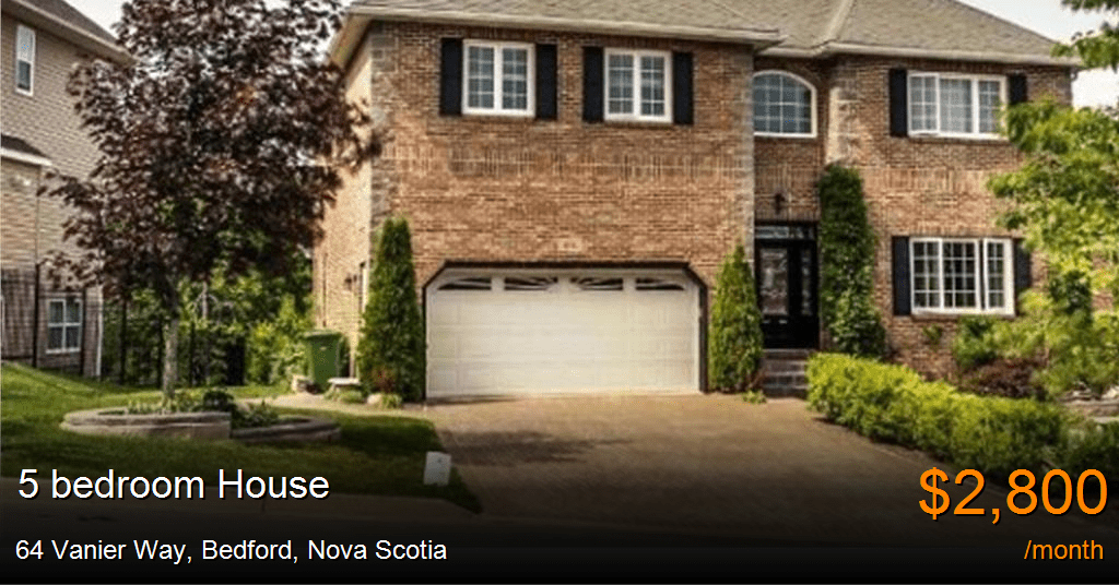 64 vanier way, bedford House for Rent