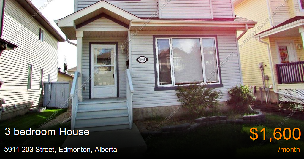 5911 203 street, edmonton House for Rent