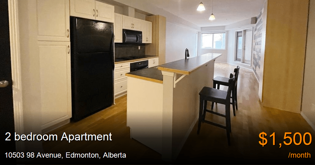 10503 98 avenue, edmonton Apartment for Rent