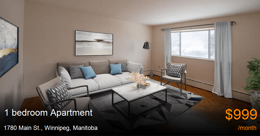 1780 main st., winnipeg Apartment for Rent