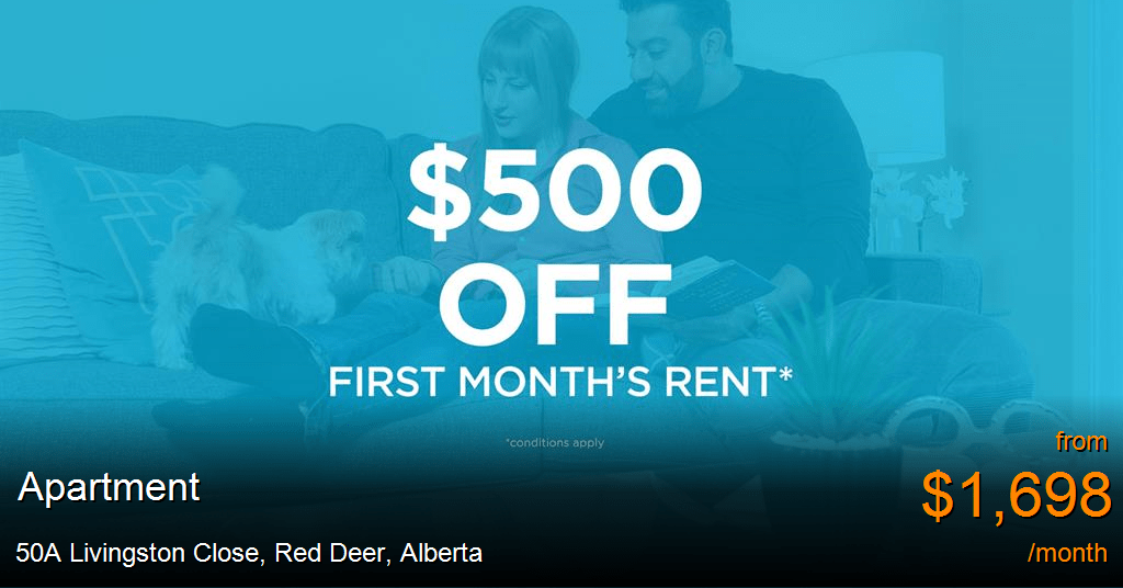 50A Livingston Close, Red Deer Apartment for Rent