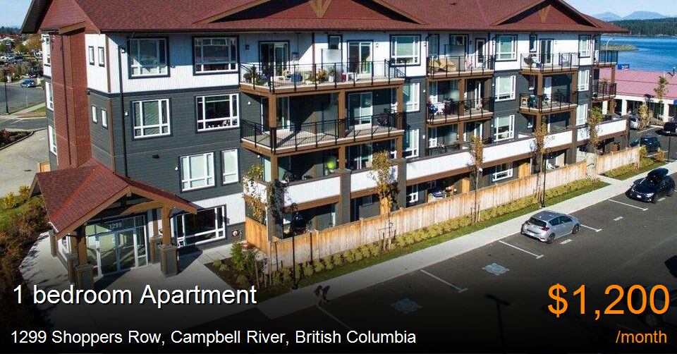 1299 shoppers row, campbell river Apartment for Rent