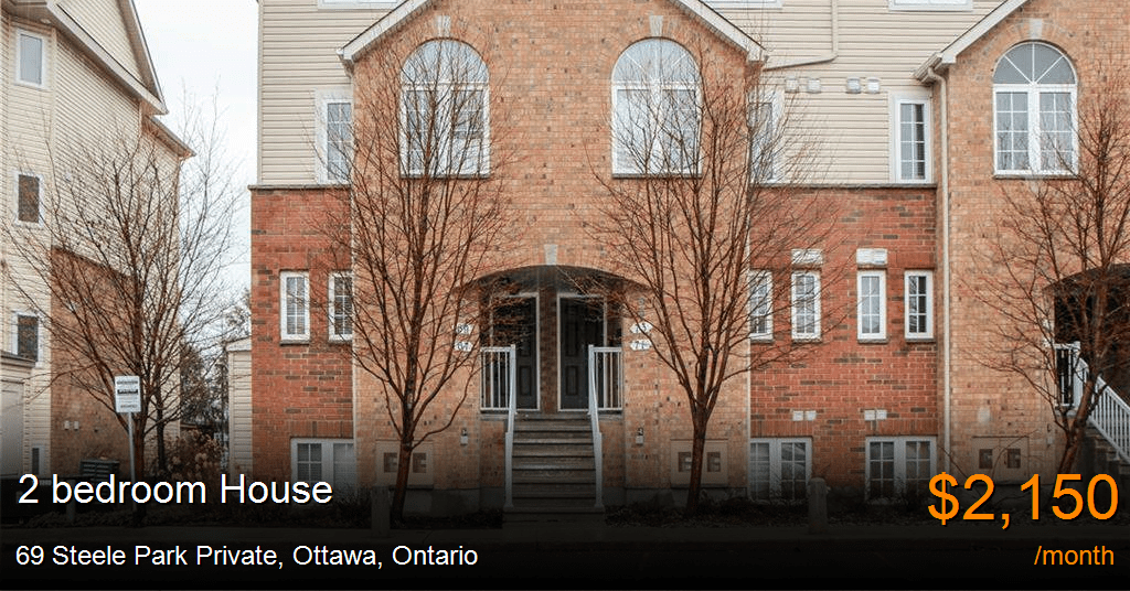 69 steele park private, ottawa House for Rent