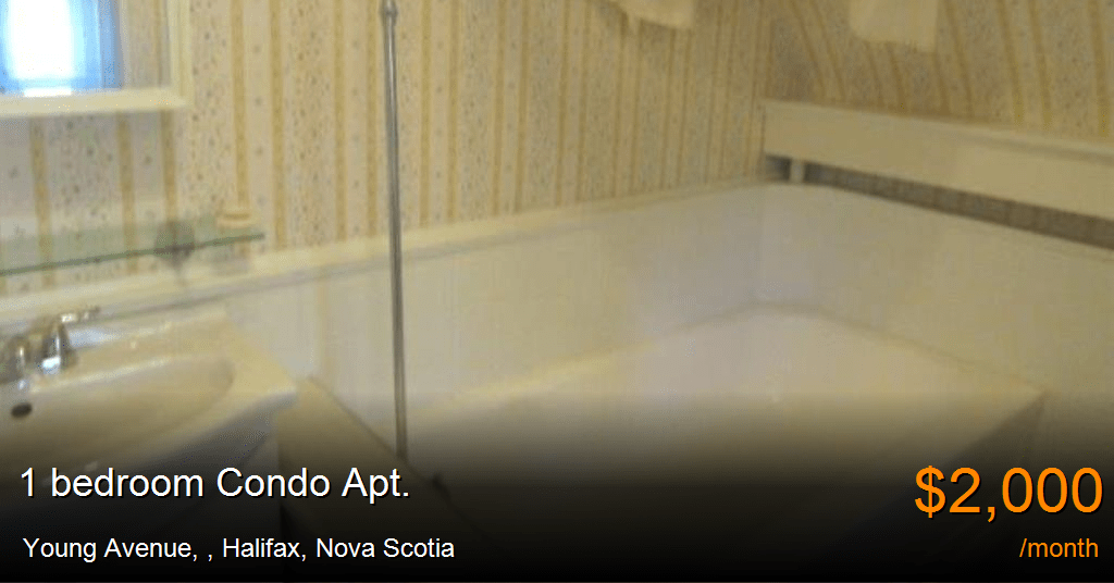 young avenue,, halifax Condo Apt. for Rent