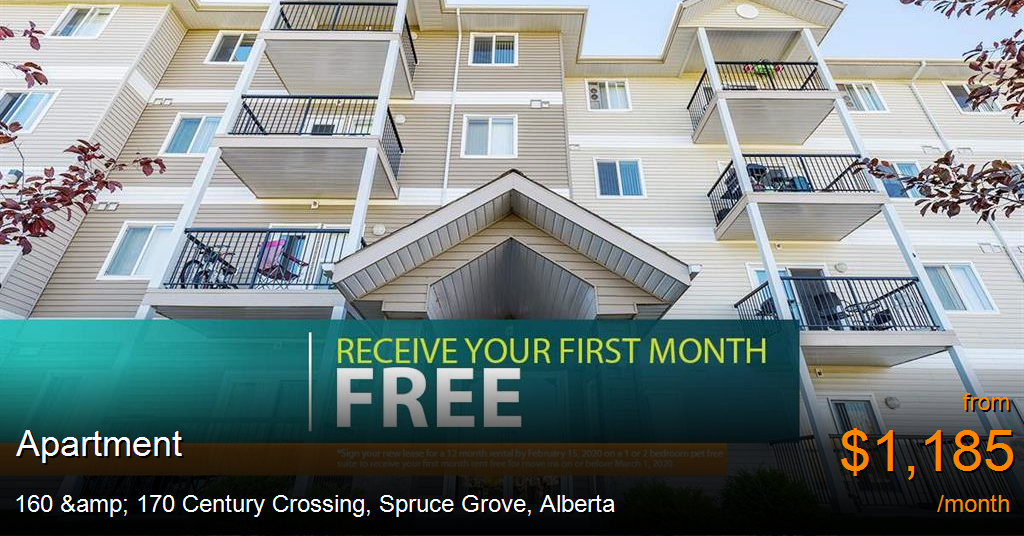 160 & 170 Century Crossing, Spruce Grove Apartment for Rent
