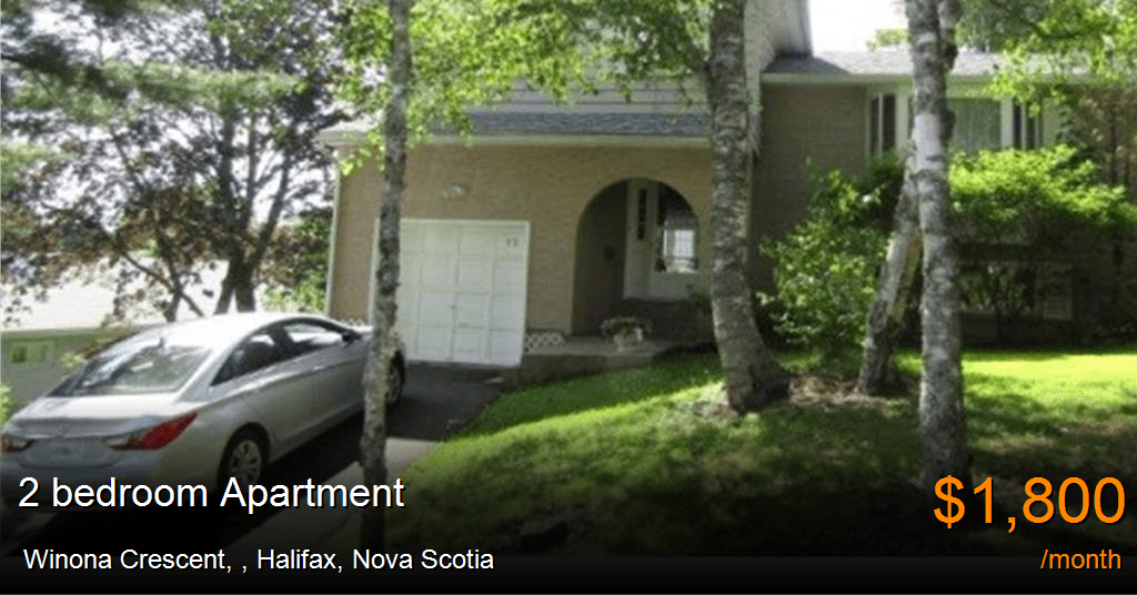 winona crescent,, halifax Apartment for Rent