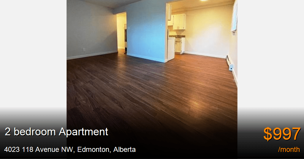 4023 118 avenue nw, edmonton Apartment for Rent