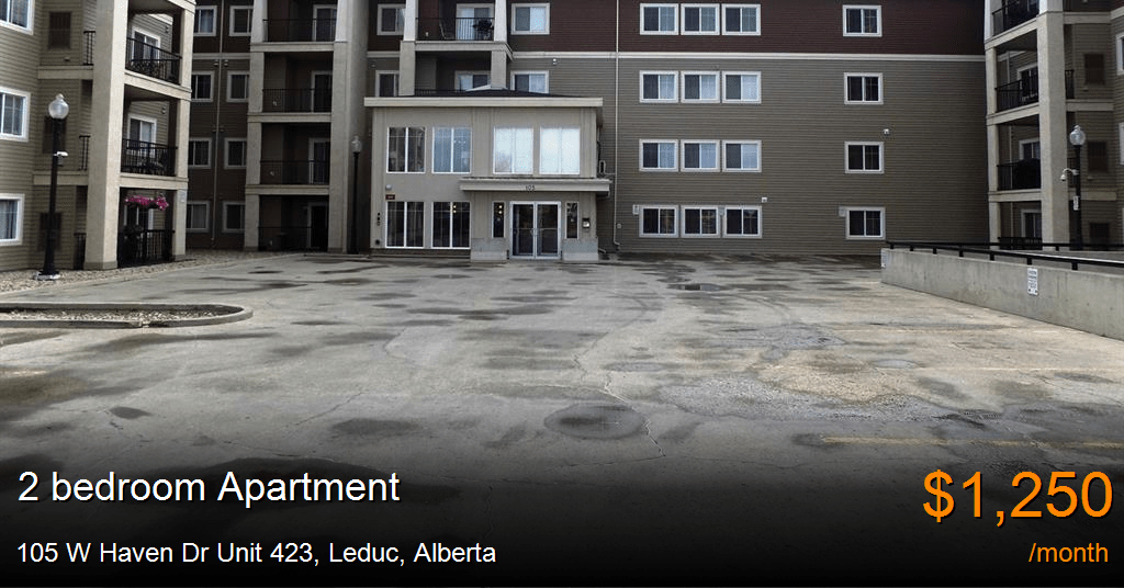 105 w haven dr unit 423, leduc Apartment for Rent
