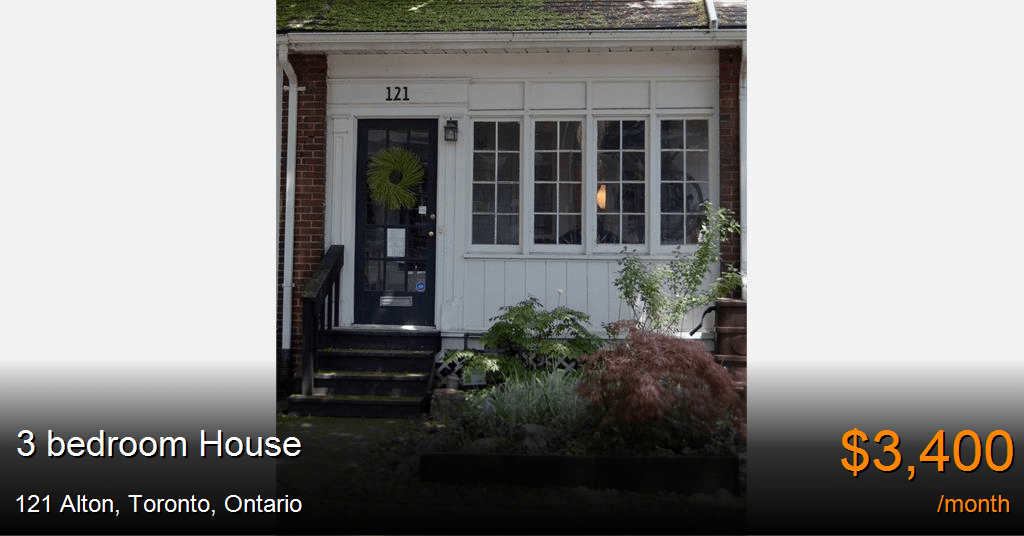 121 alton, toronto House for Rent